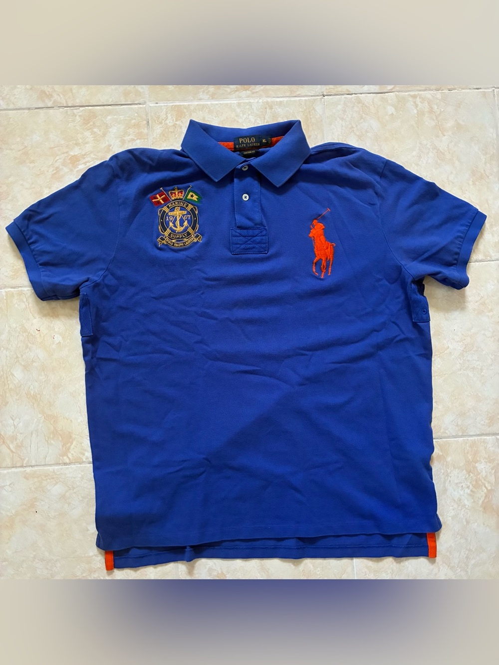 Vintage 2010s Ralph Lauren Crest Polo Sz XL